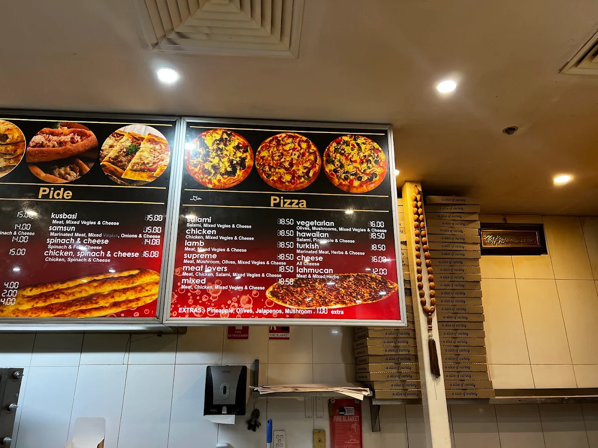 Menu, Thornlie Kebabs