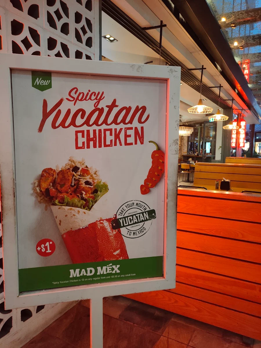 Menu, Mad Mex Mt Gravatt