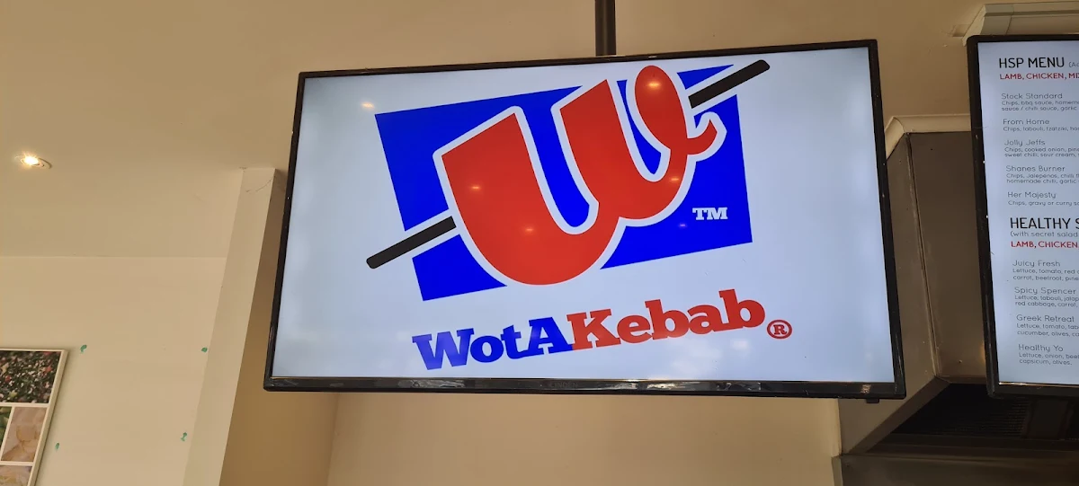 Menu, Wot A Kebab Diamond Creek (Kebab & HSP)