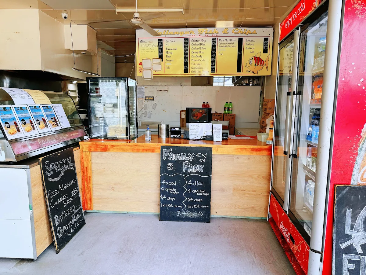 Menu, Kallangur Fish and Chips