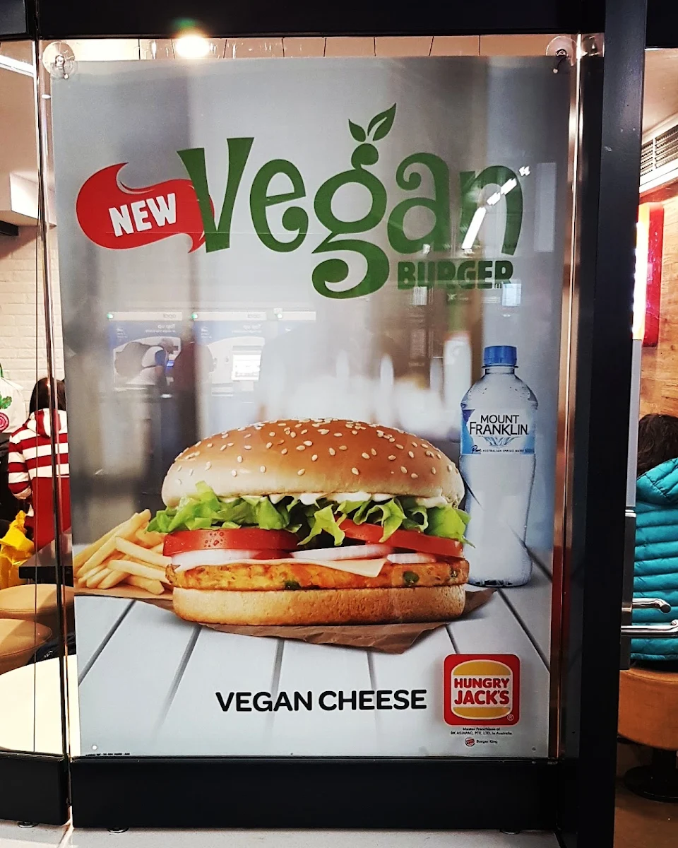 Menu, Hungry Jack's Burgers St Peters