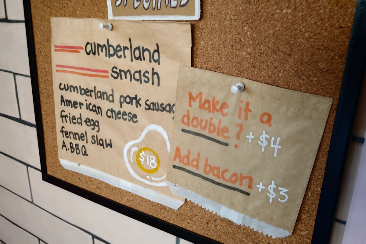 Menu, Crooked Letters