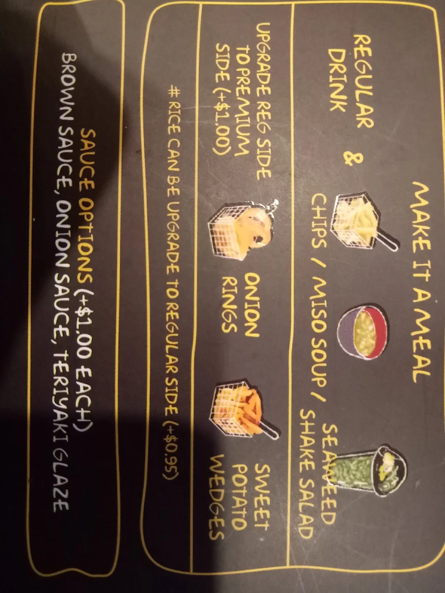 Menu, Pepper Lunch