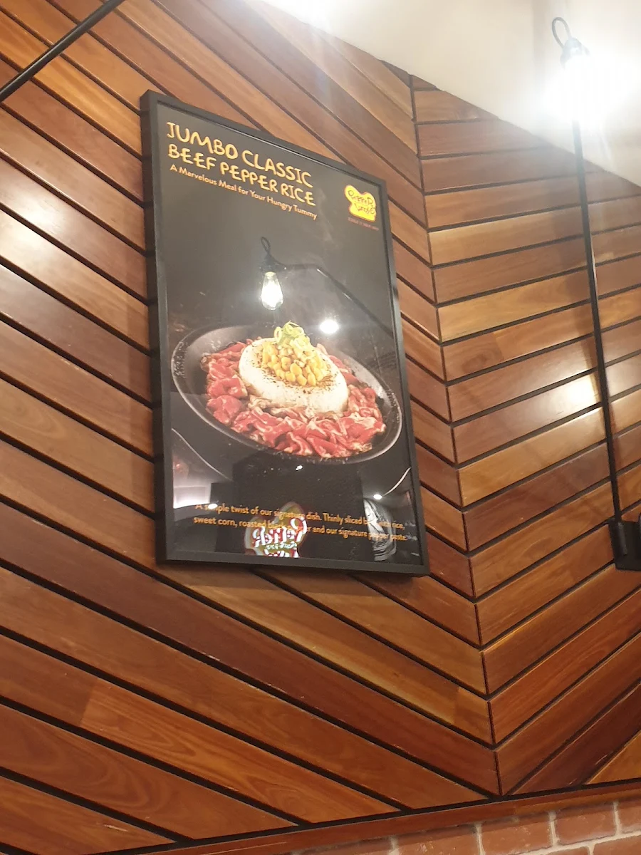 Menu, Pepper Lunch