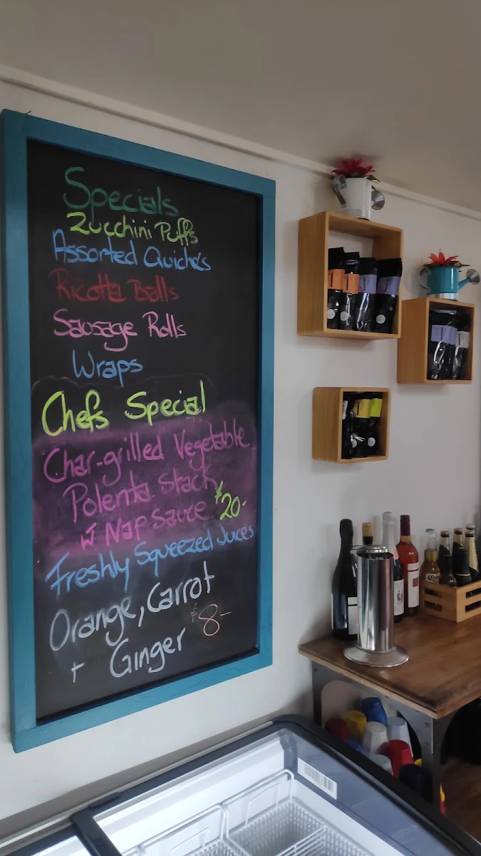Menu, Tulip's Cafe