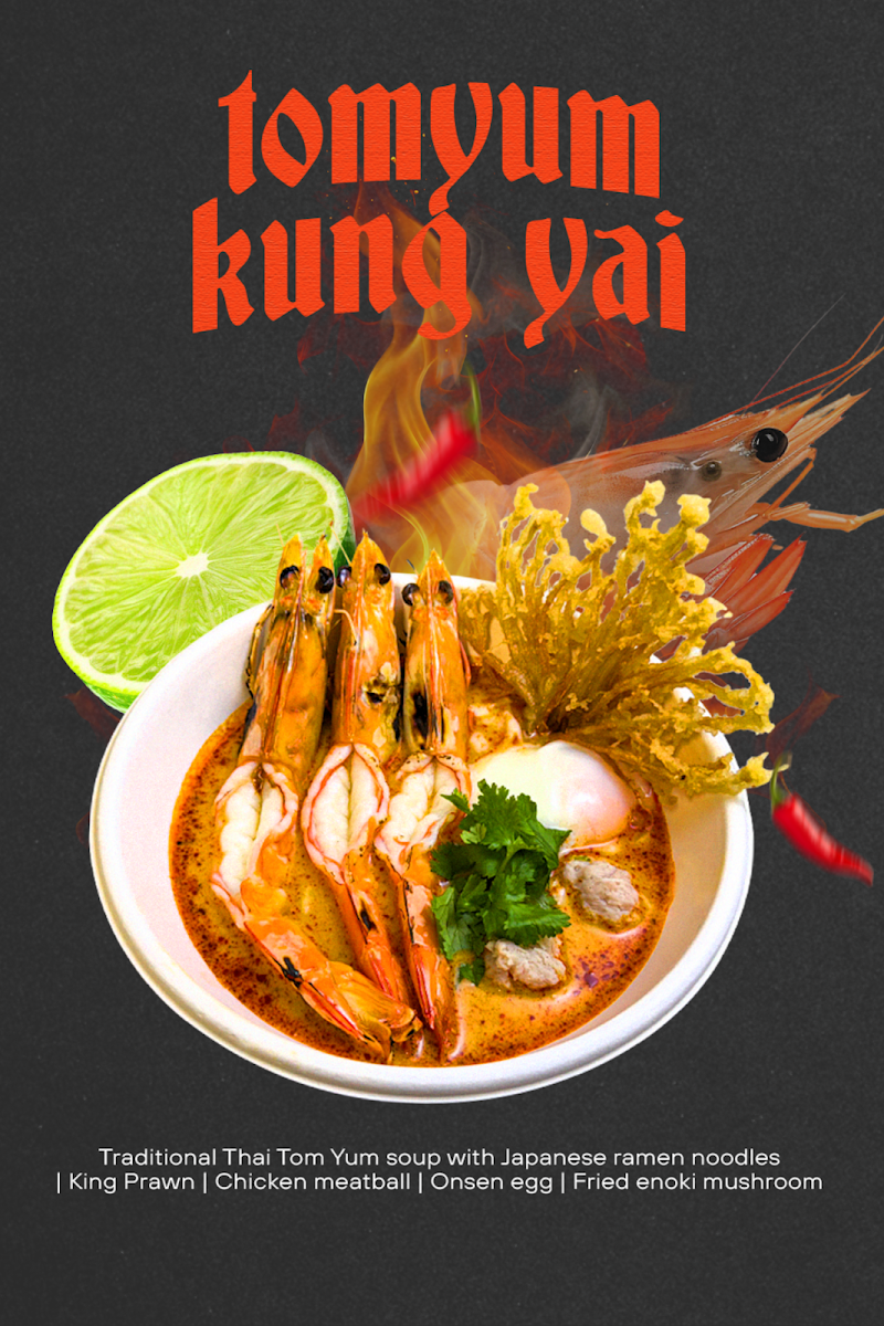 Menu, Tom yum from hell Barangaroo