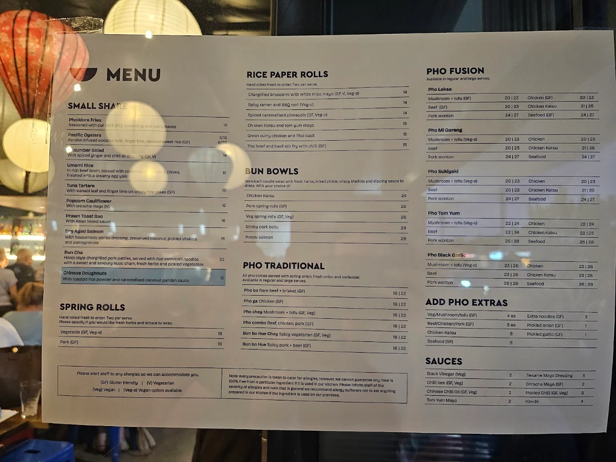 Menu, Pholklore