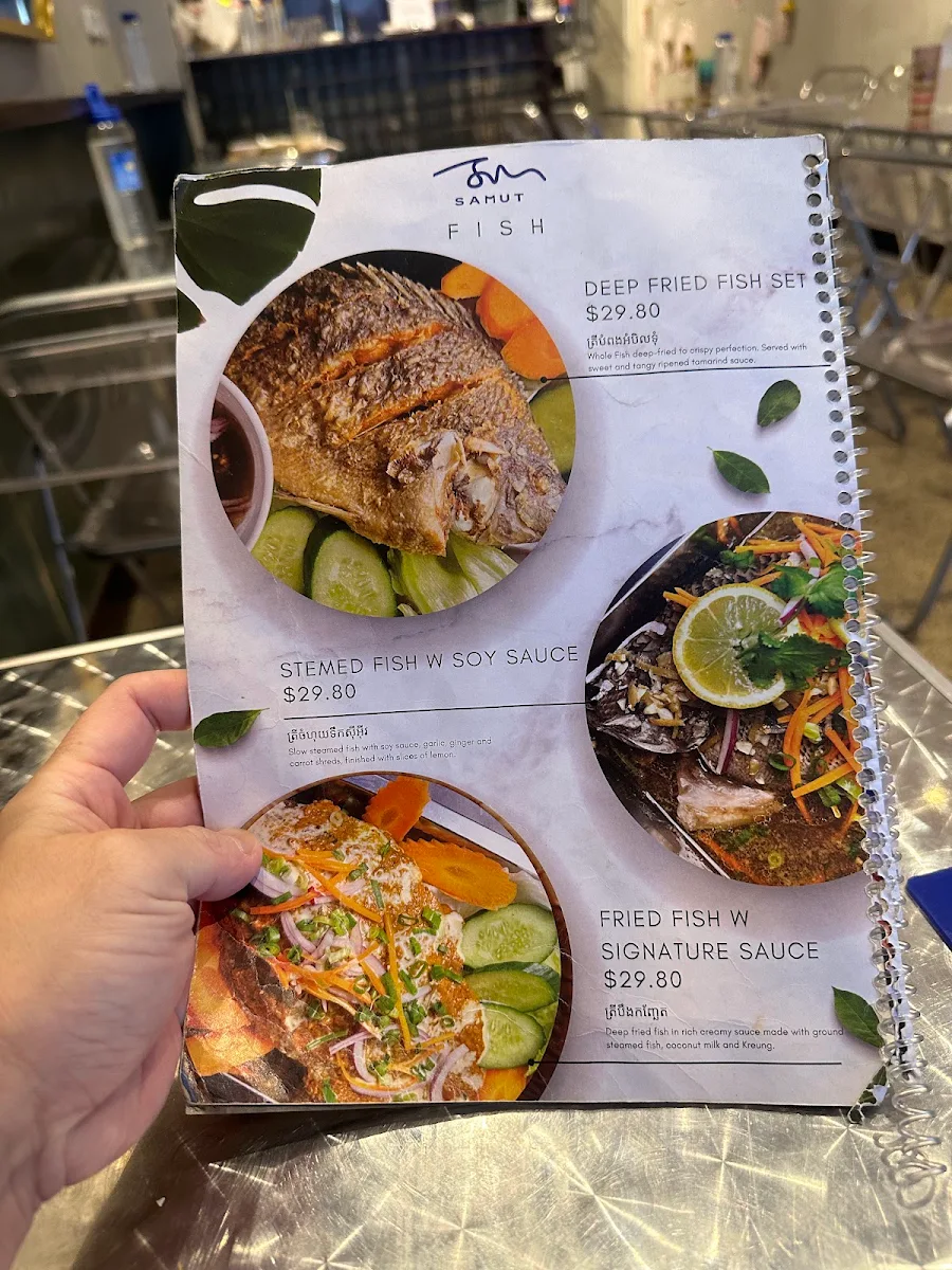 Menu, Samut