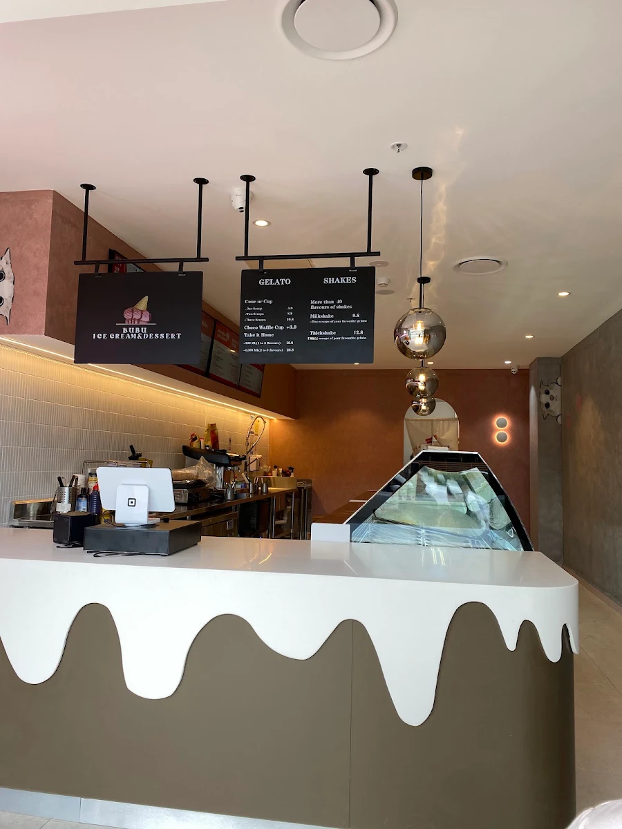 Menu, Bubu Ice Cream & Dessert