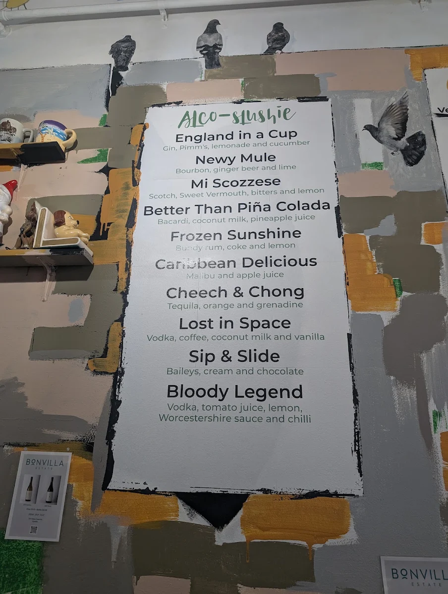 Menu, Ka-fey cafe