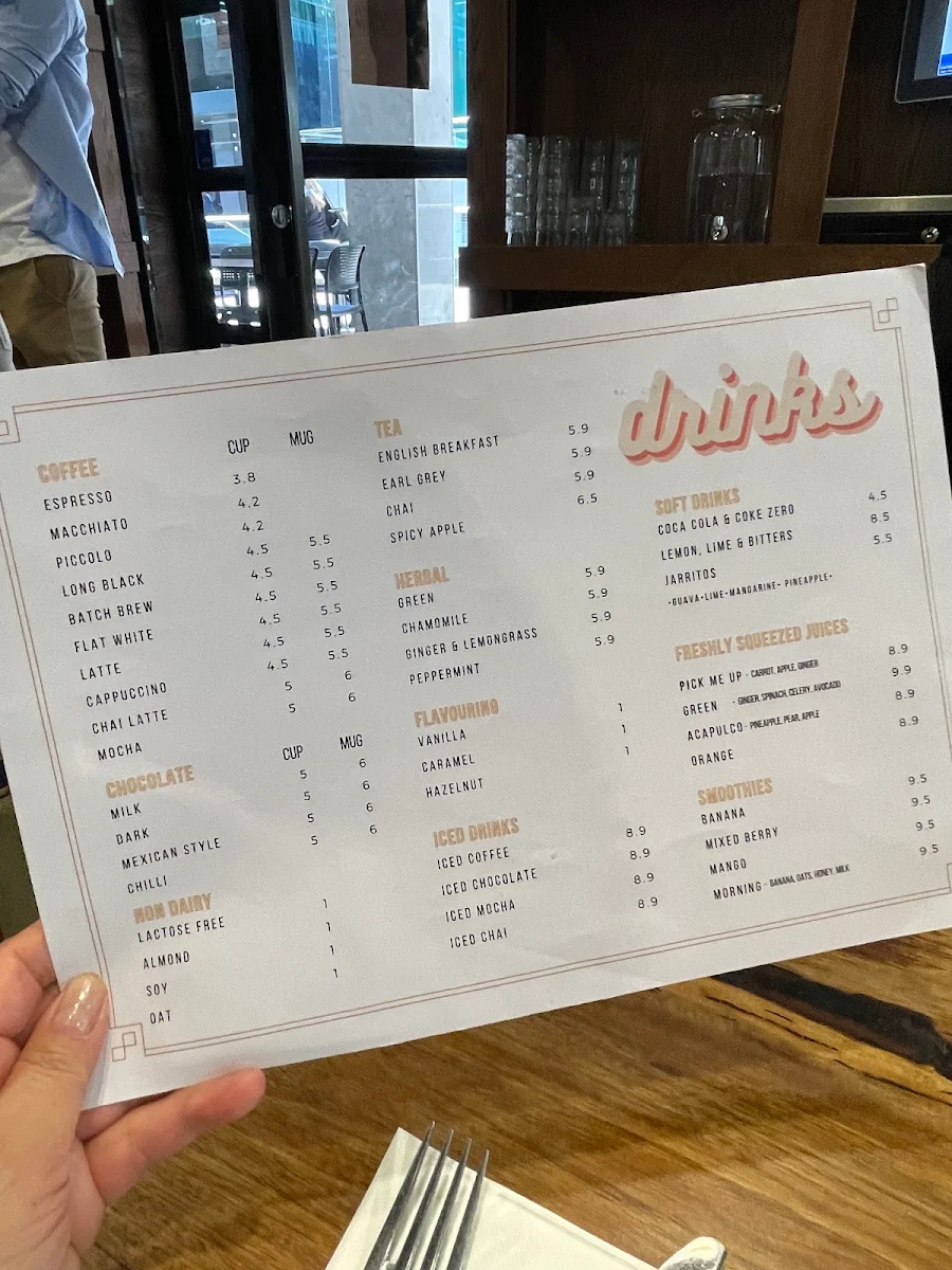 Menu, Sazón