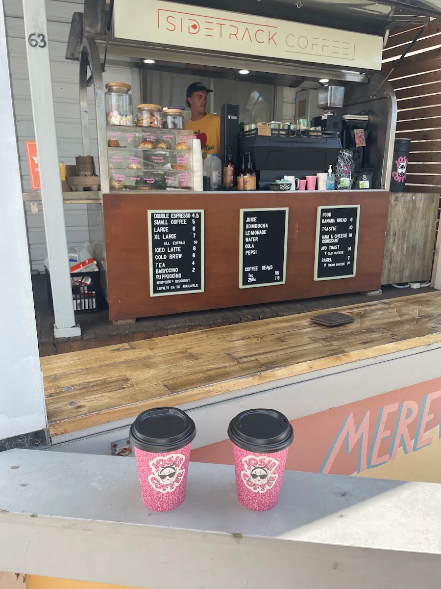 Menu, Sidetrack Coffee