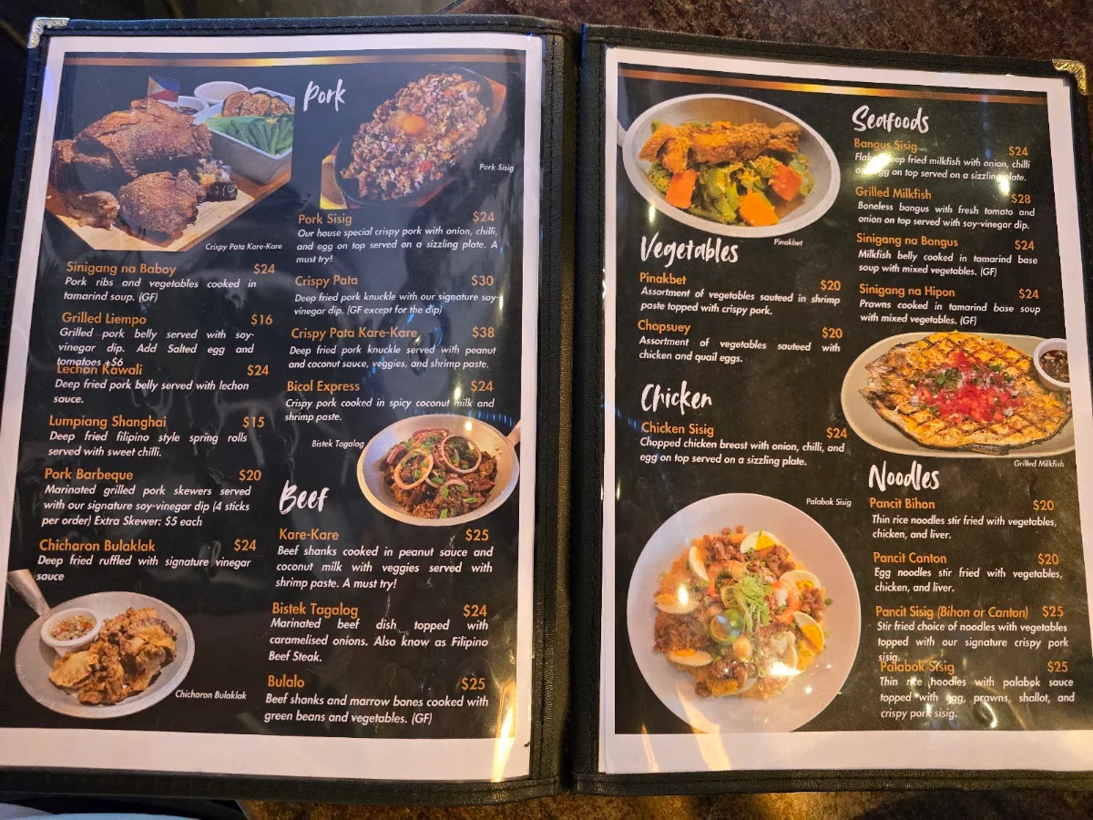 Menu, Lazza Marrickville