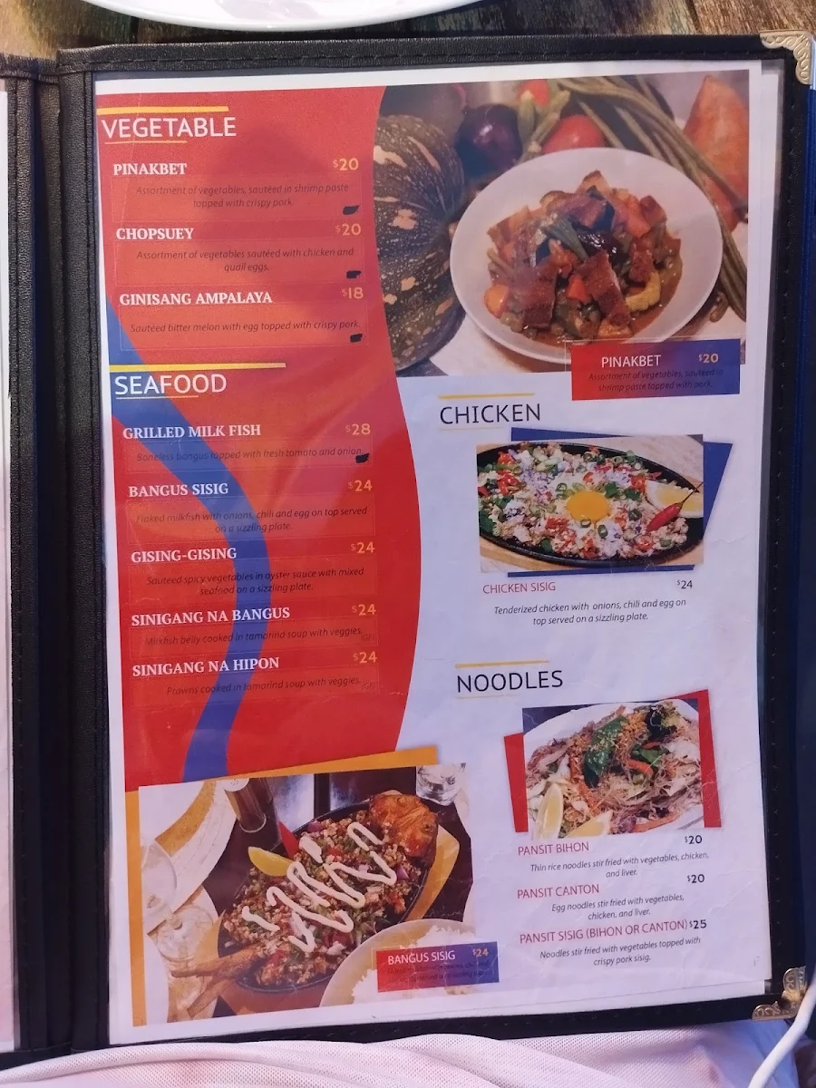 Menu, Lazza Marrickville