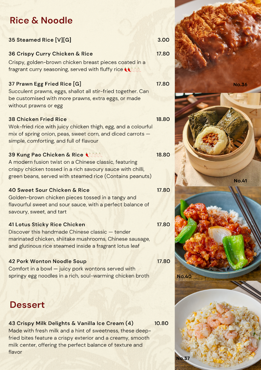 Menu, That Dumpling Place