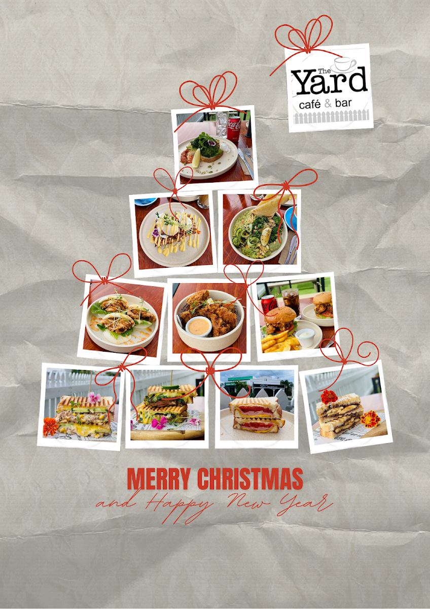 Menu, The Yard Cafe & Bar