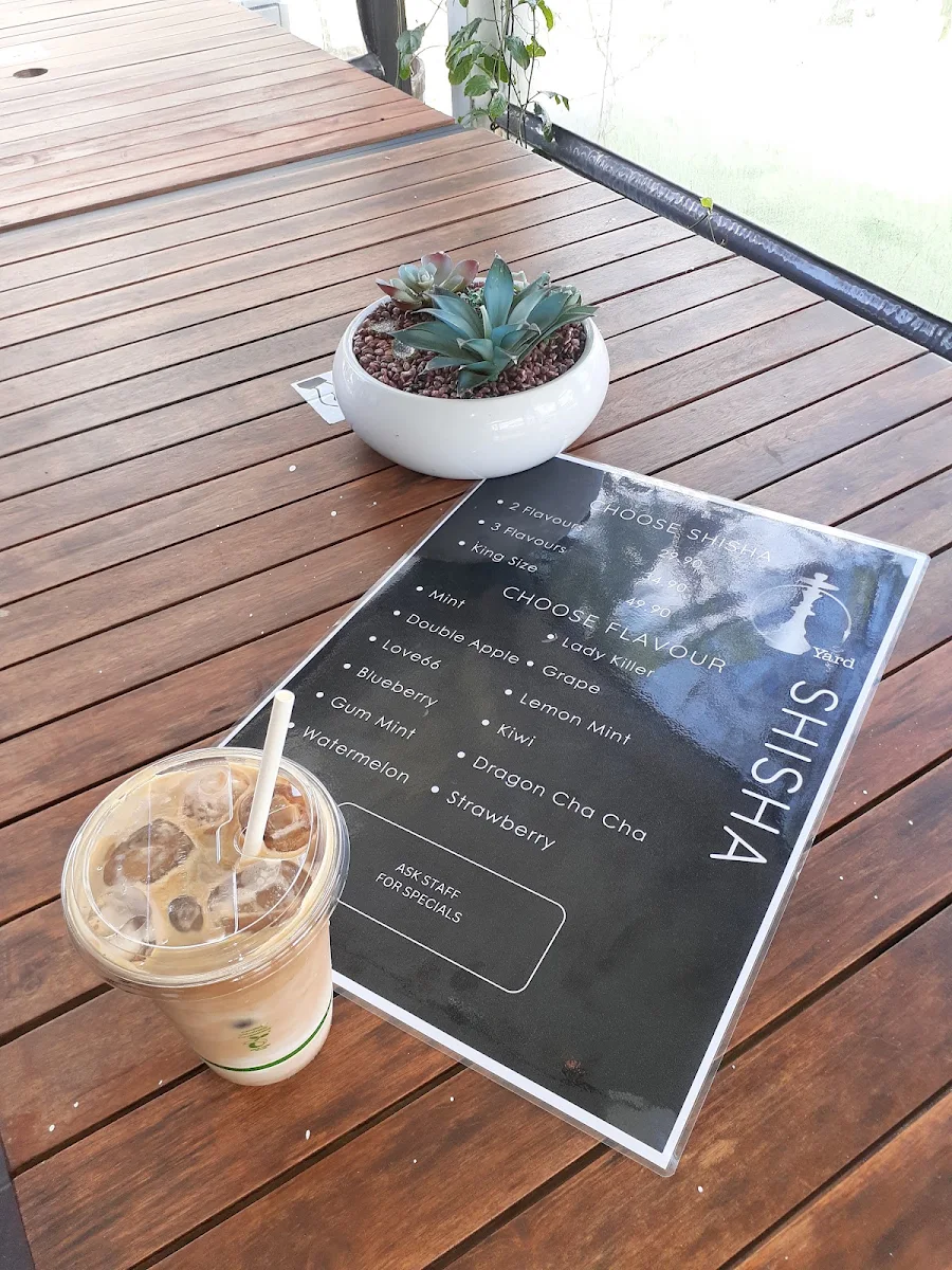 Menu, The Yard Cafe & Bar