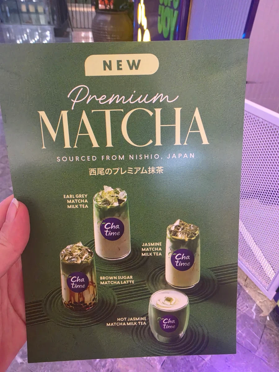 Menu, Chatime Hurstville Westfield
