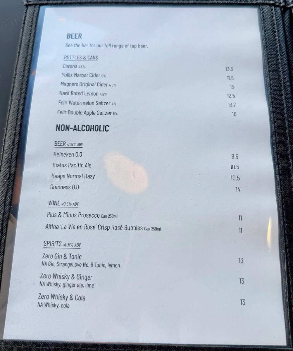 Menu, The DOG