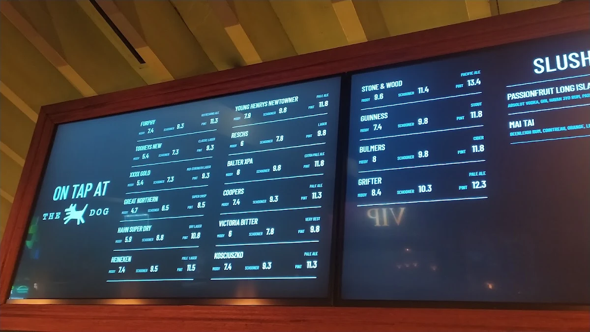 Menu, The DOG
