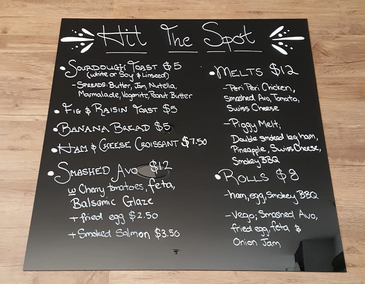 Menu, Piccolo Spot