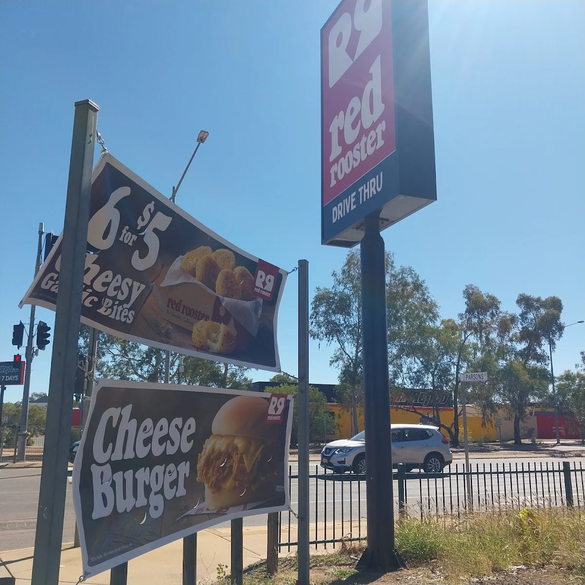 Menu, Red Rooster Alice Springs