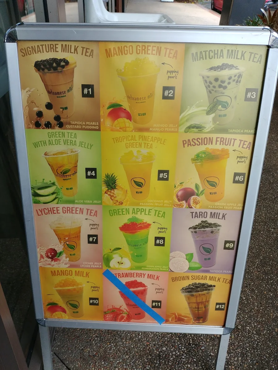 Menu, Vietnamese Mint