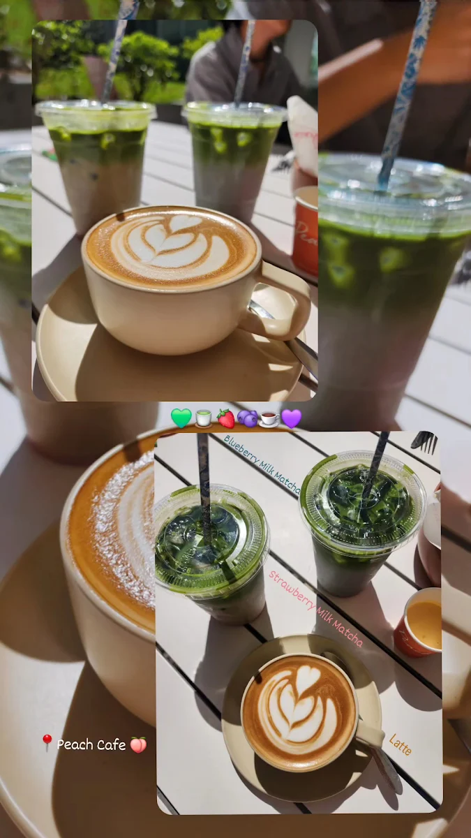 Menu, Peach Cafe