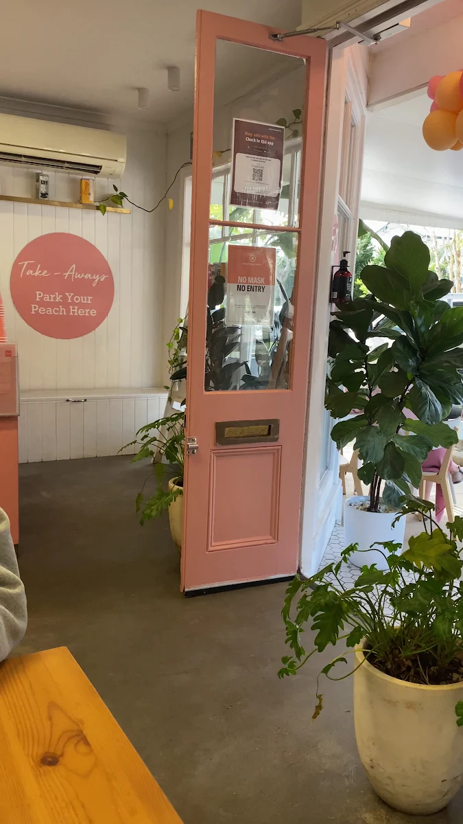 Menu, Peach Cafe