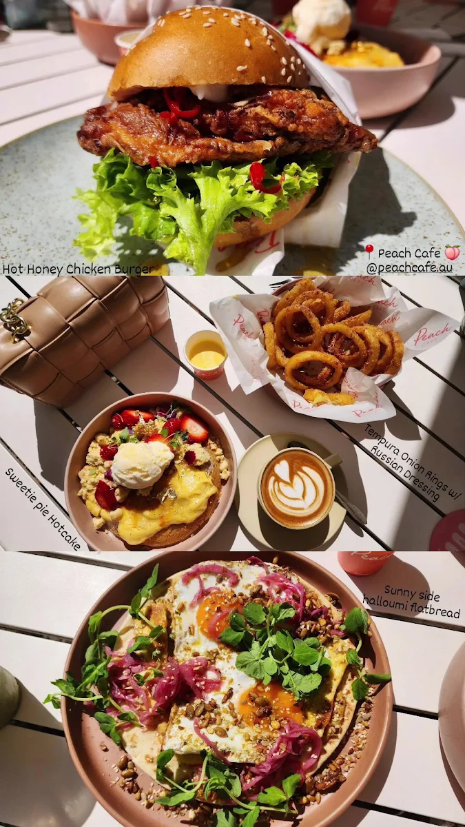 Menu, Peach Cafe