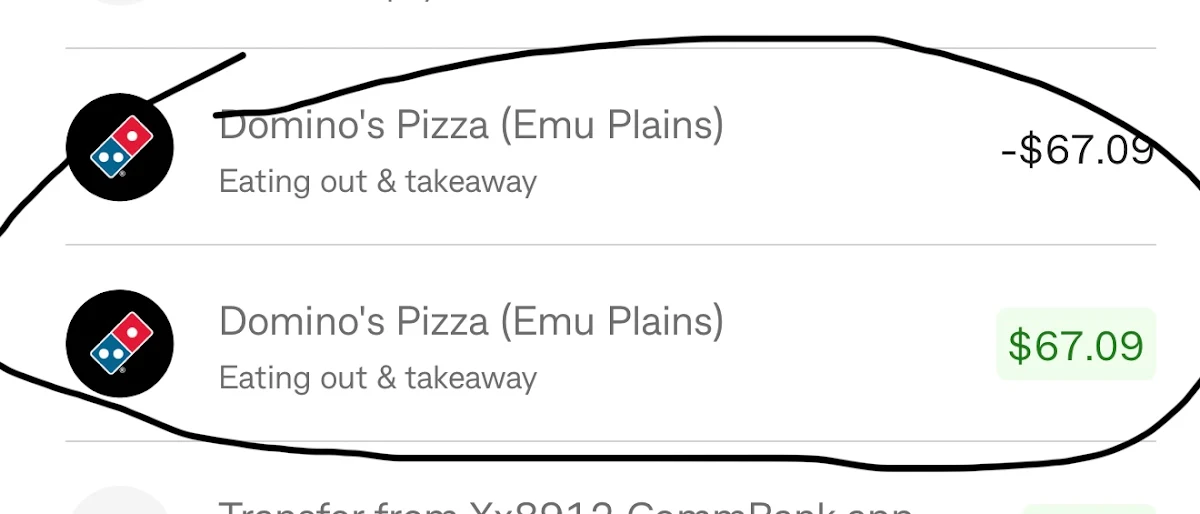 Menu, Domino's Pizza Emu Plains