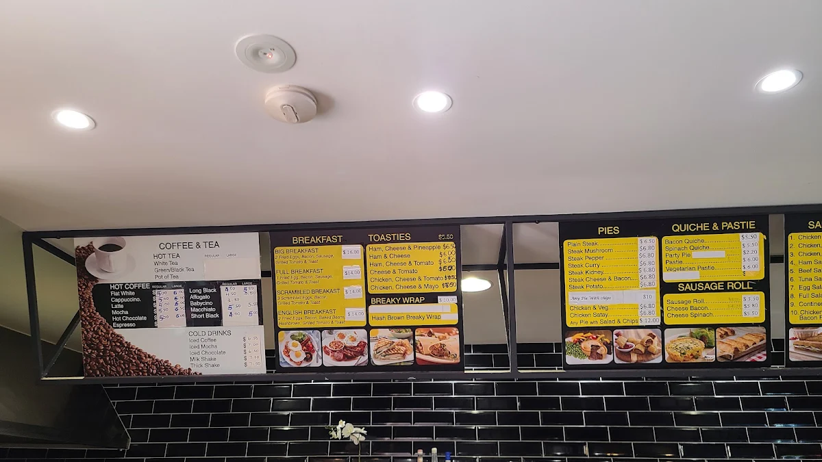 Menu, Eastern Hills Bakery And Cafe