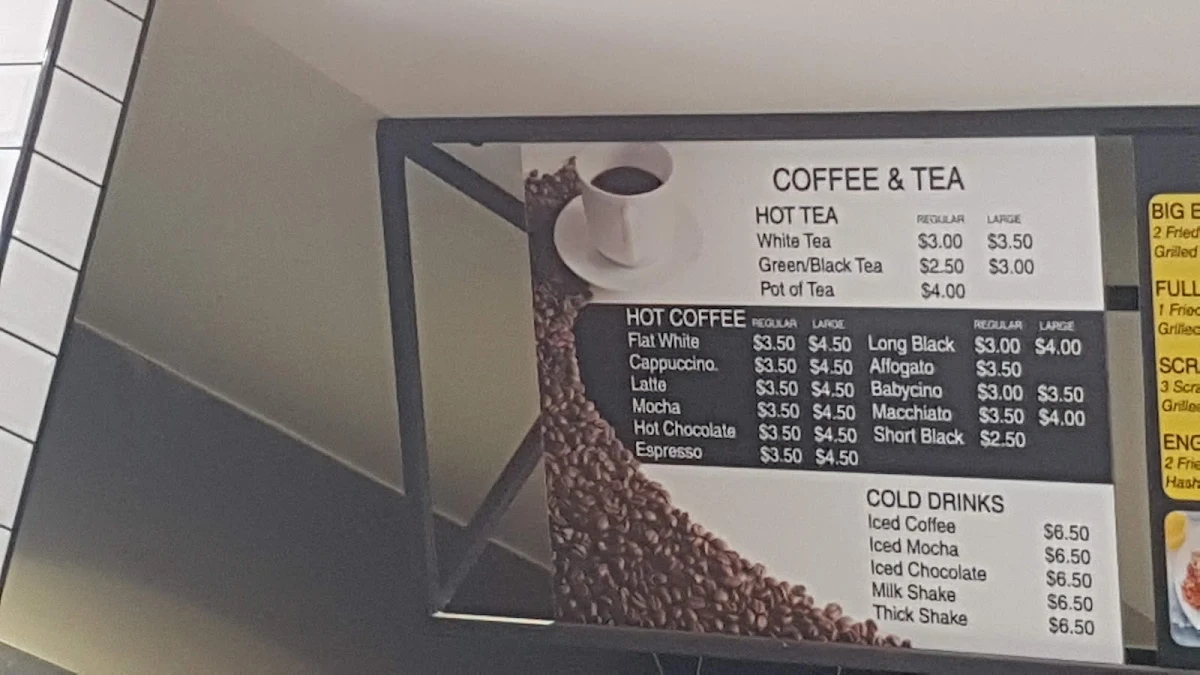 Menu, Eastern Hills Bakery And Cafe