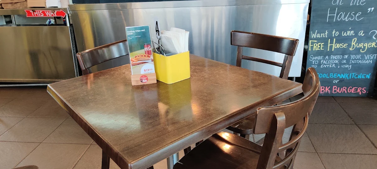 Menu, Cool Bean Kitchen - Burger Bar