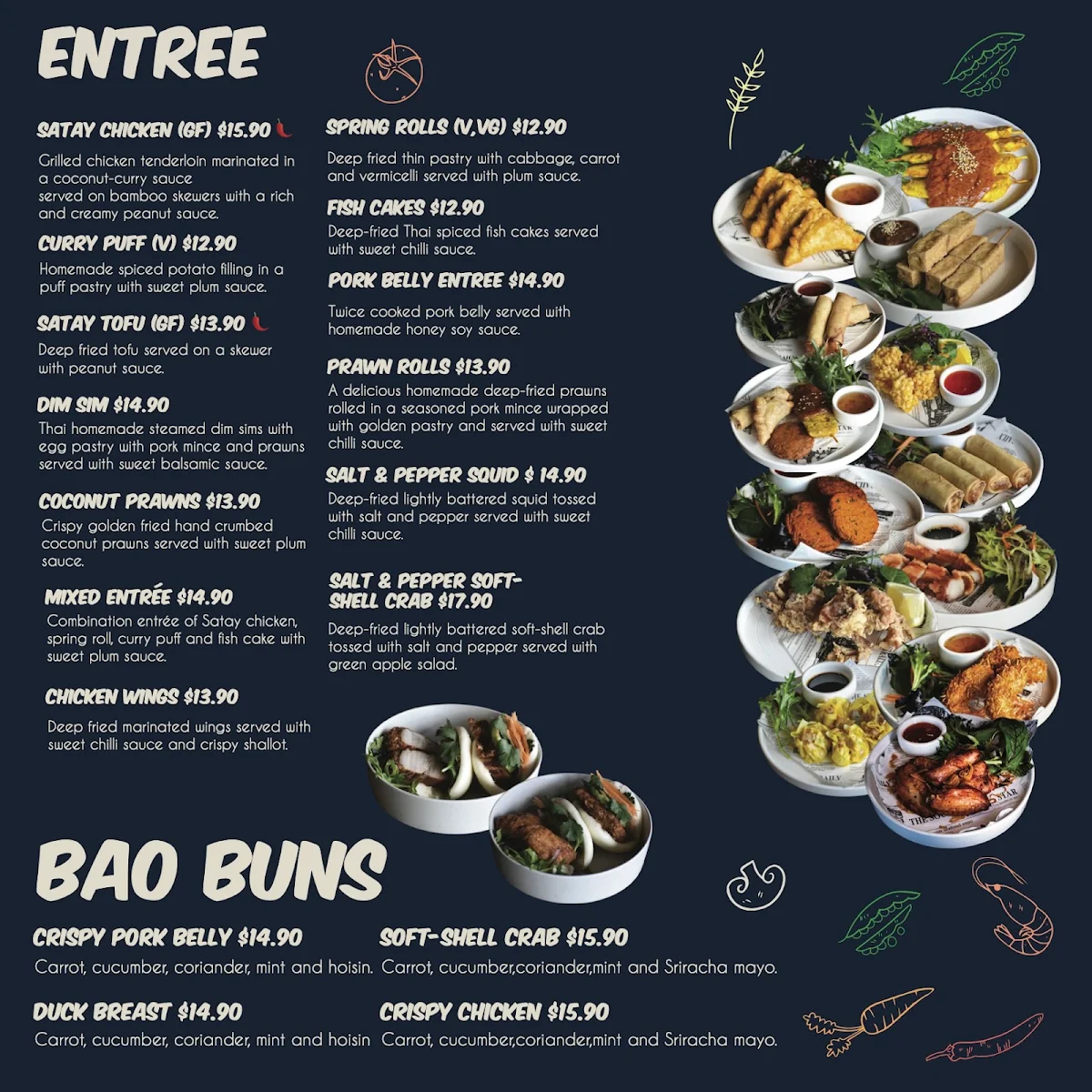 Menu, Maysa Thai