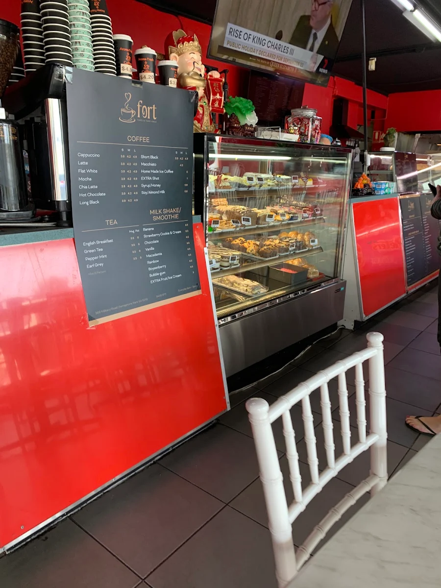 Menu, Fort Cafe &Takeaway