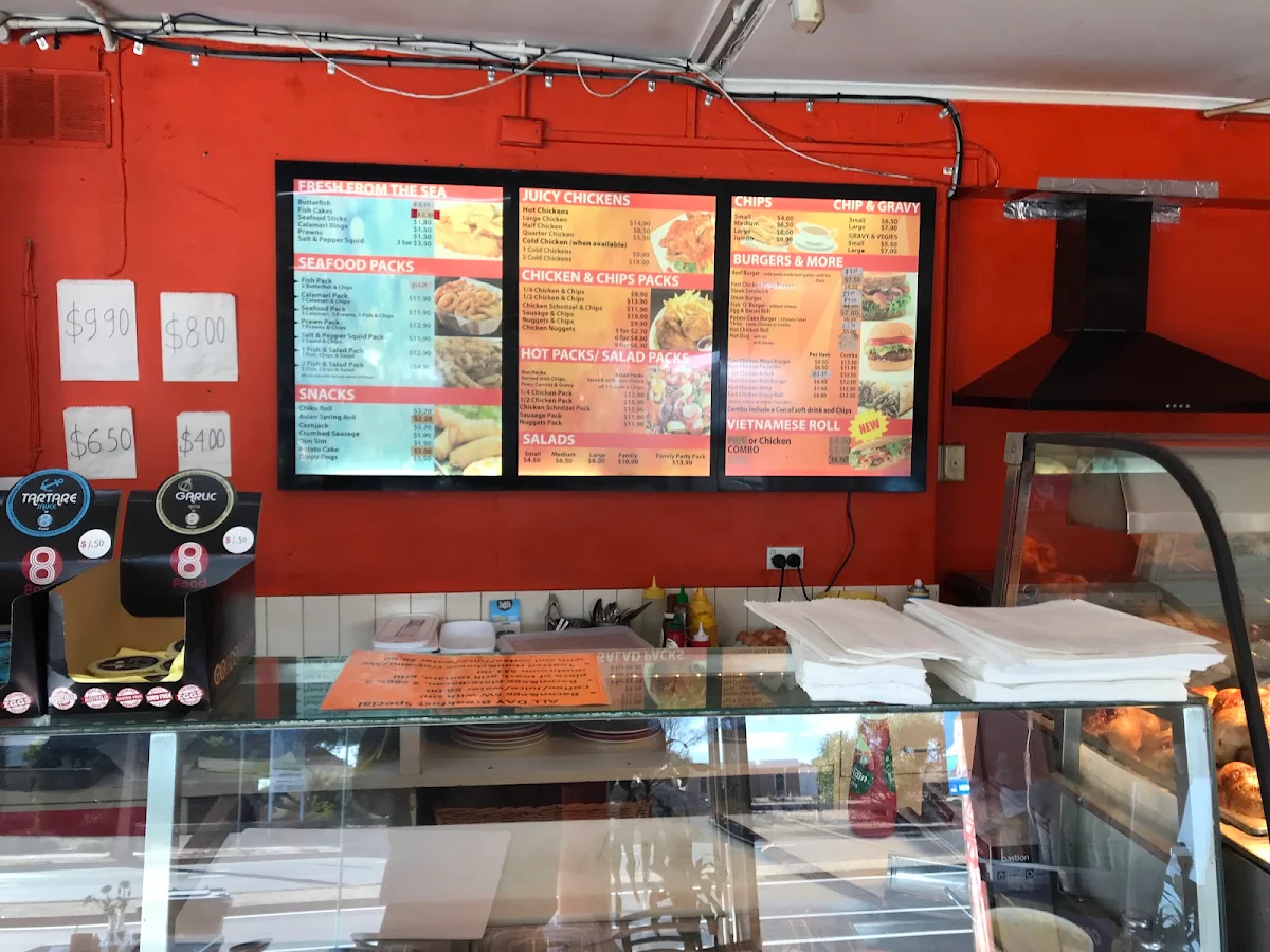 Menu, Fort Cafe &Takeaway
