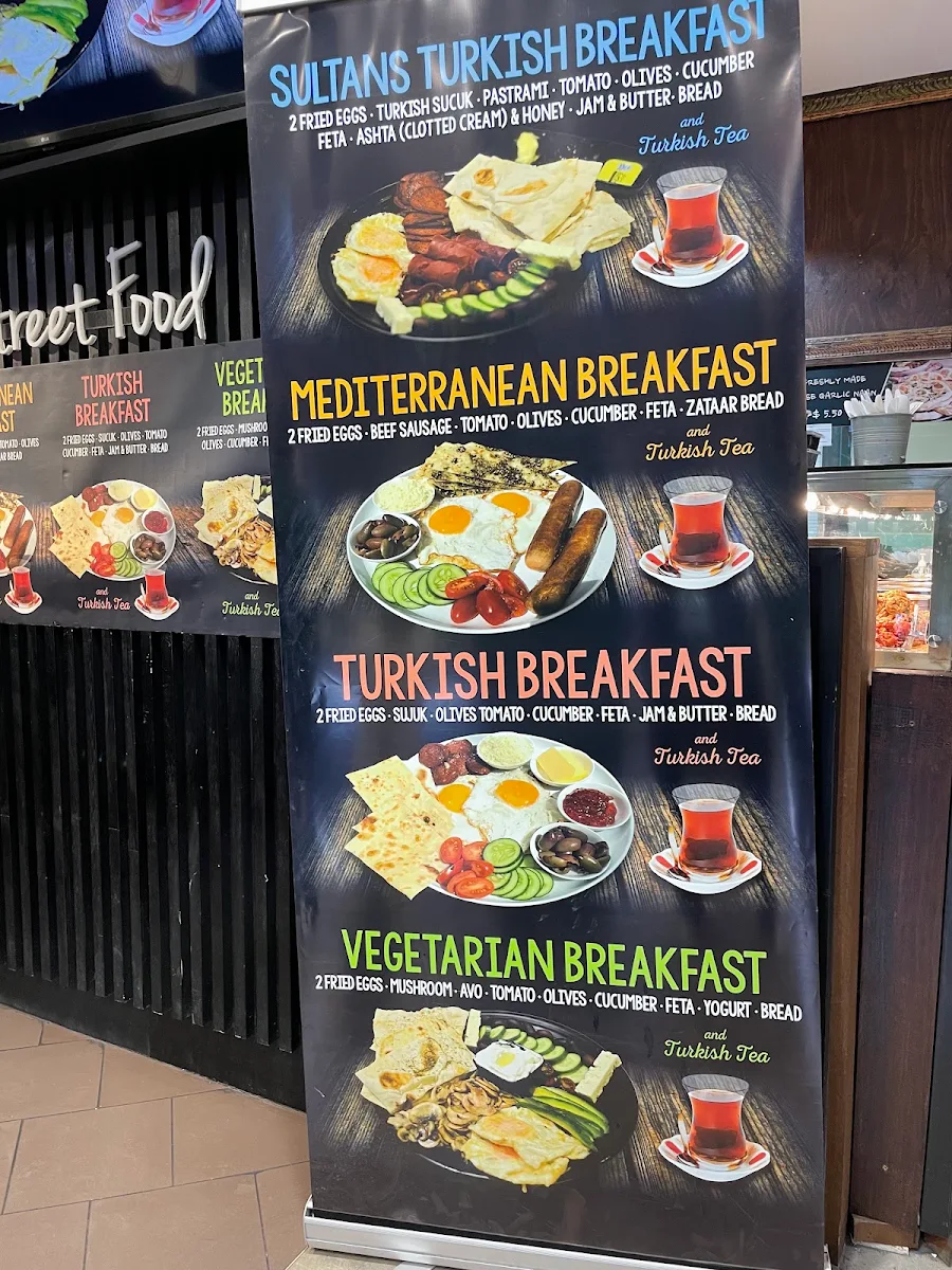 Menu, Gözleme King Bankstown