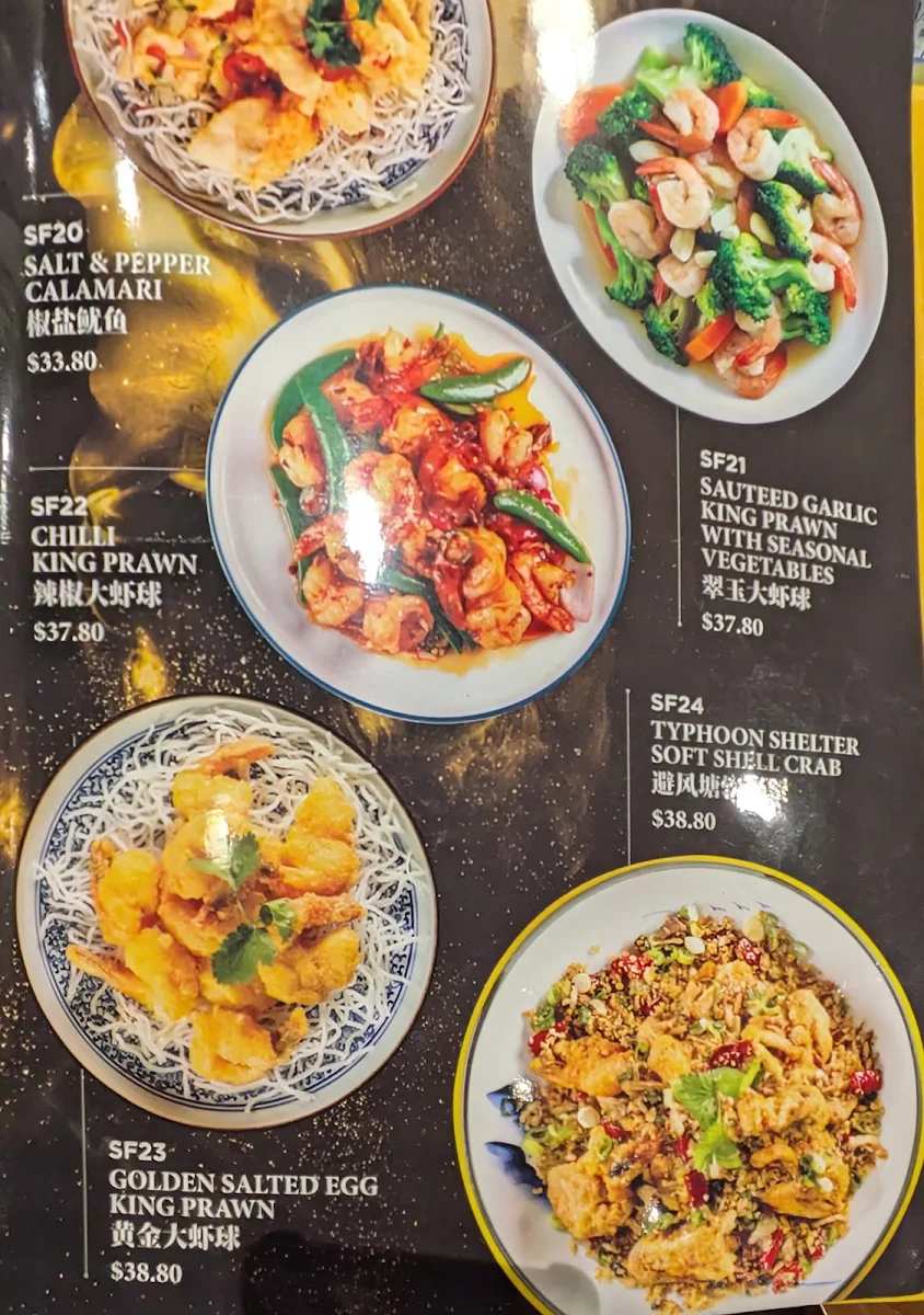 Menu, Old Beijing