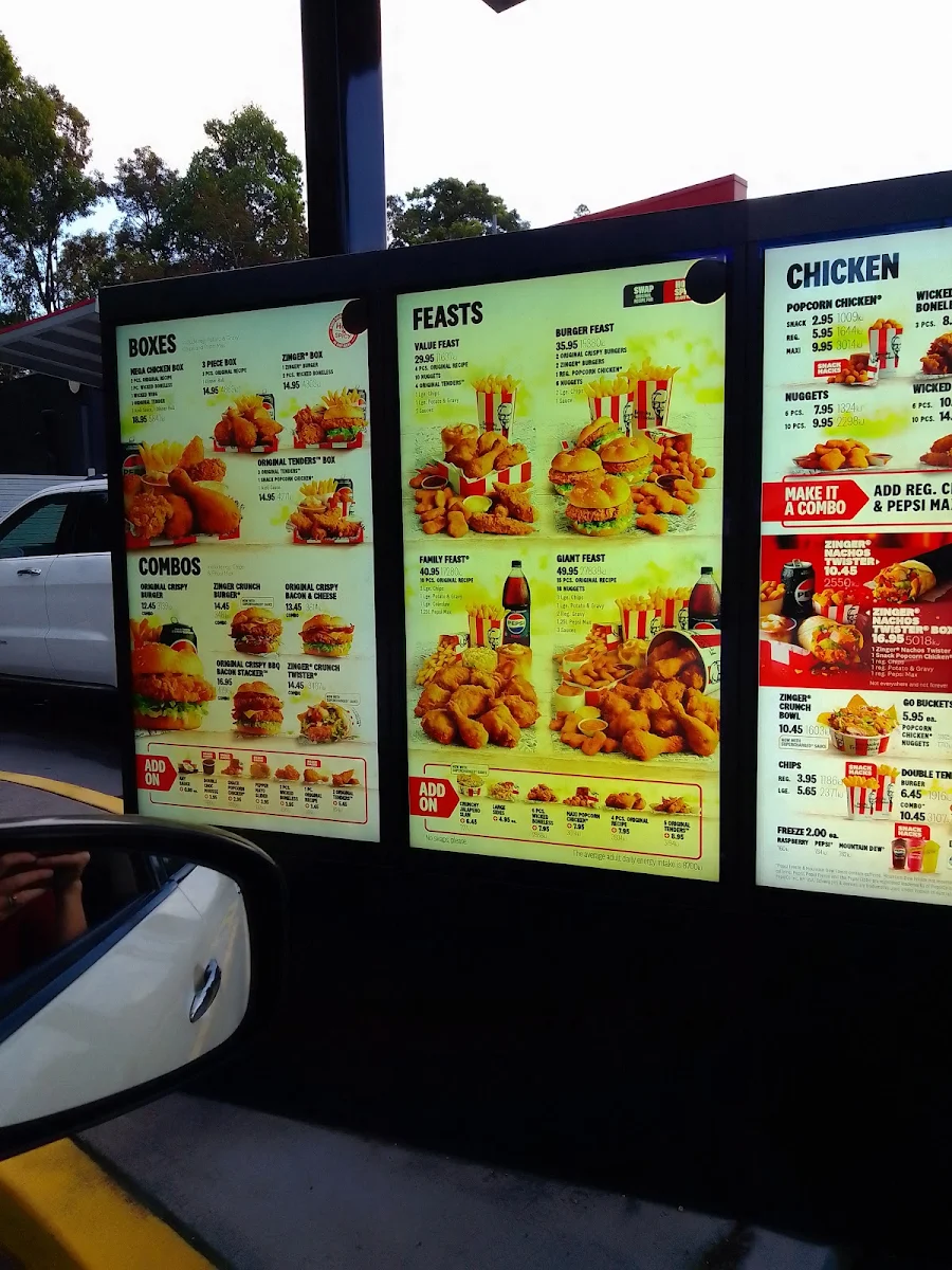 Menu, McDonald's Robina Central