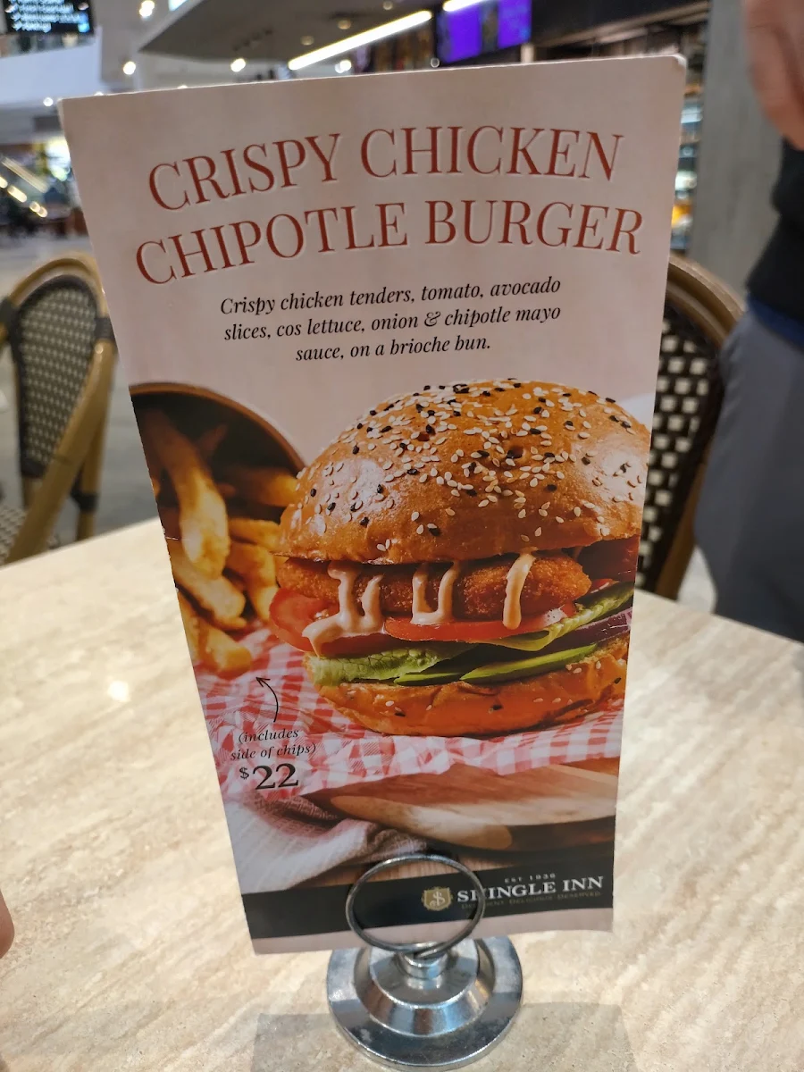Menu, Shingle Inn Knox