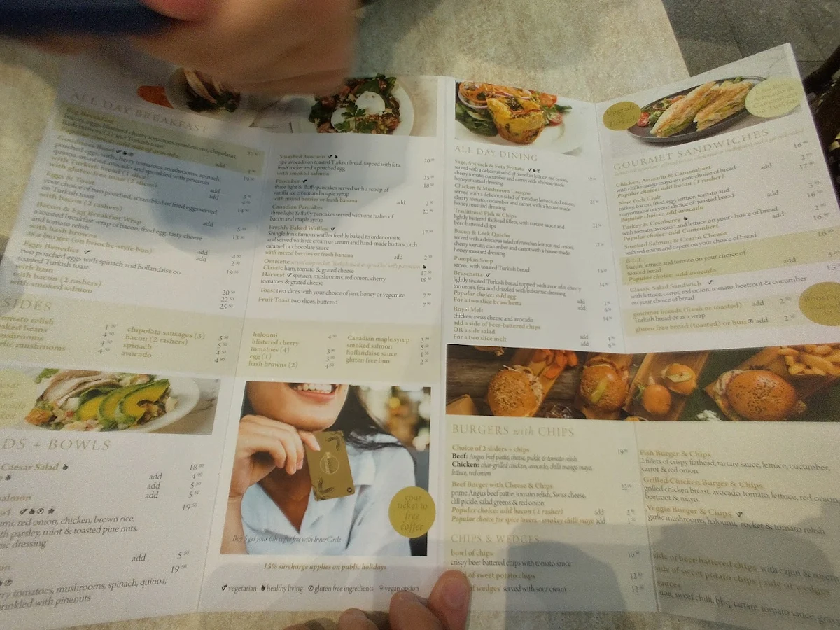 Menu, Shingle Inn Knox
