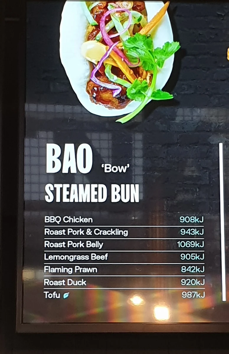 Menu, Roll'd Morayfield
