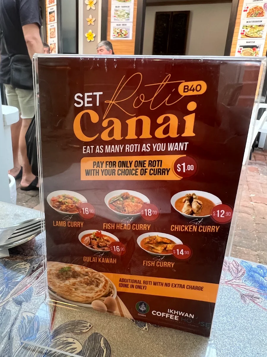 Menu, Warung Malaysia