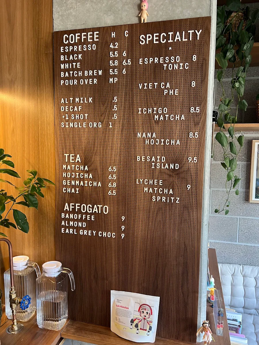 Menu, Osoi