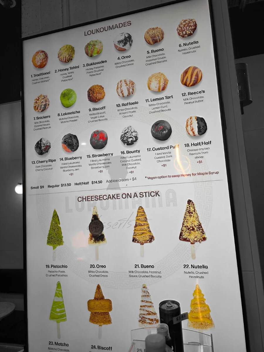 Menu, Lukumama
