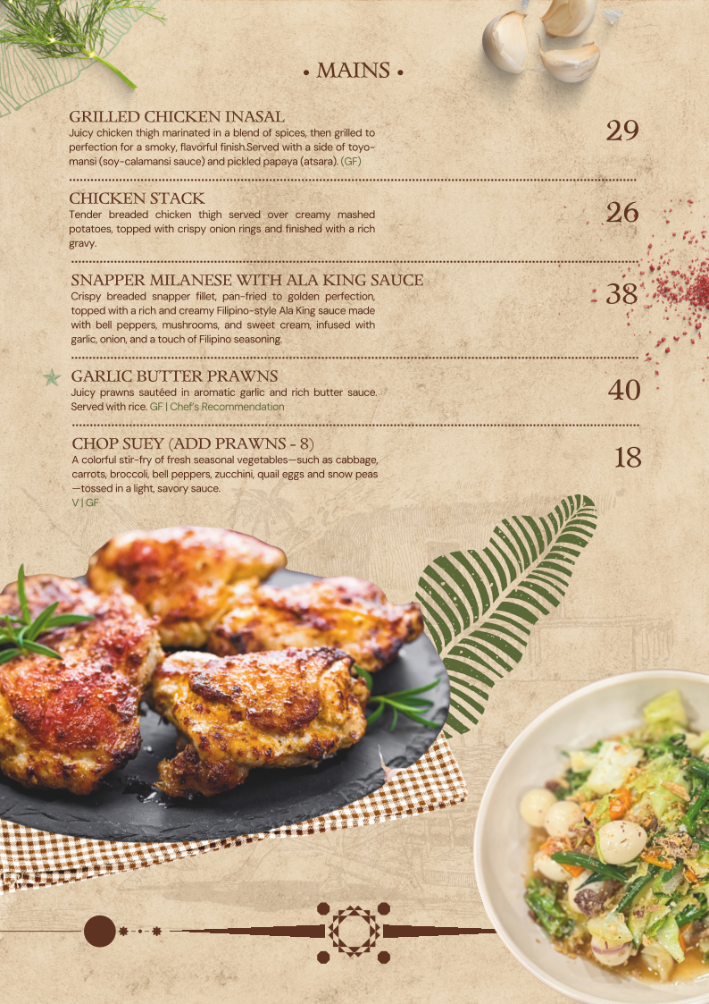 Menu, Good Kravings
