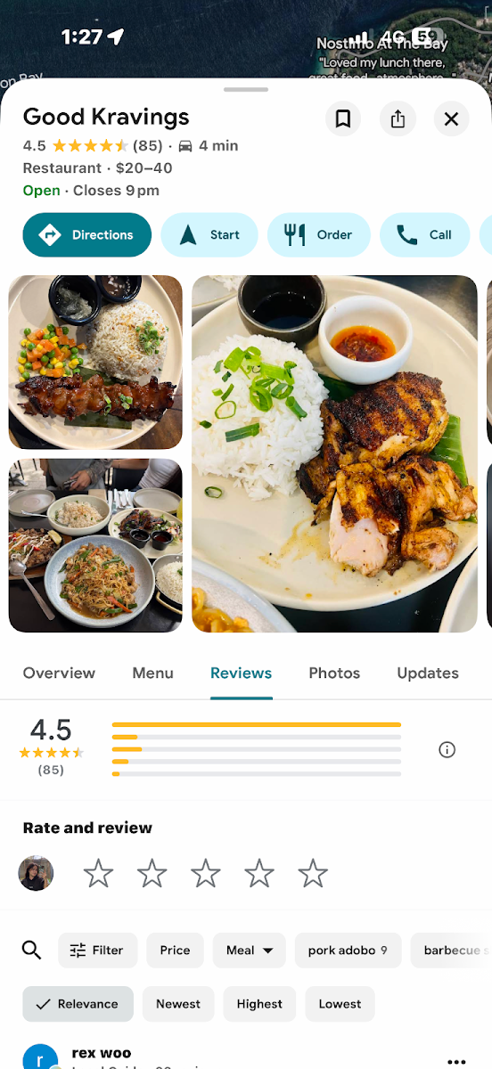 Menu, Good Kravings