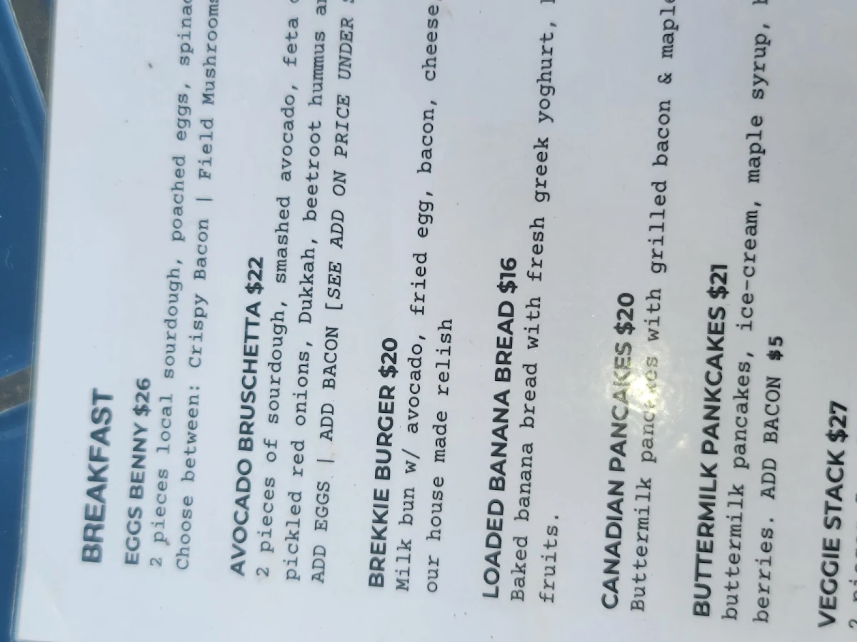 Menu, Alley Cat Coolum Beach
