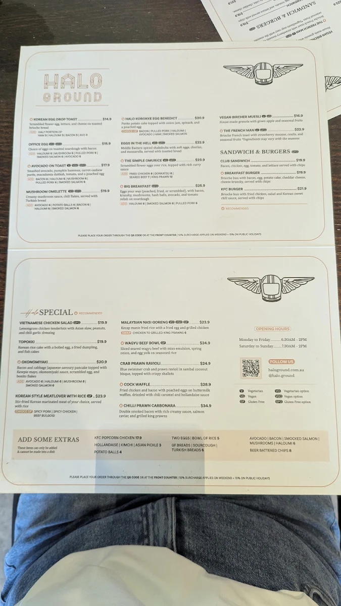 Menu, Honey Dew Valley K-food
